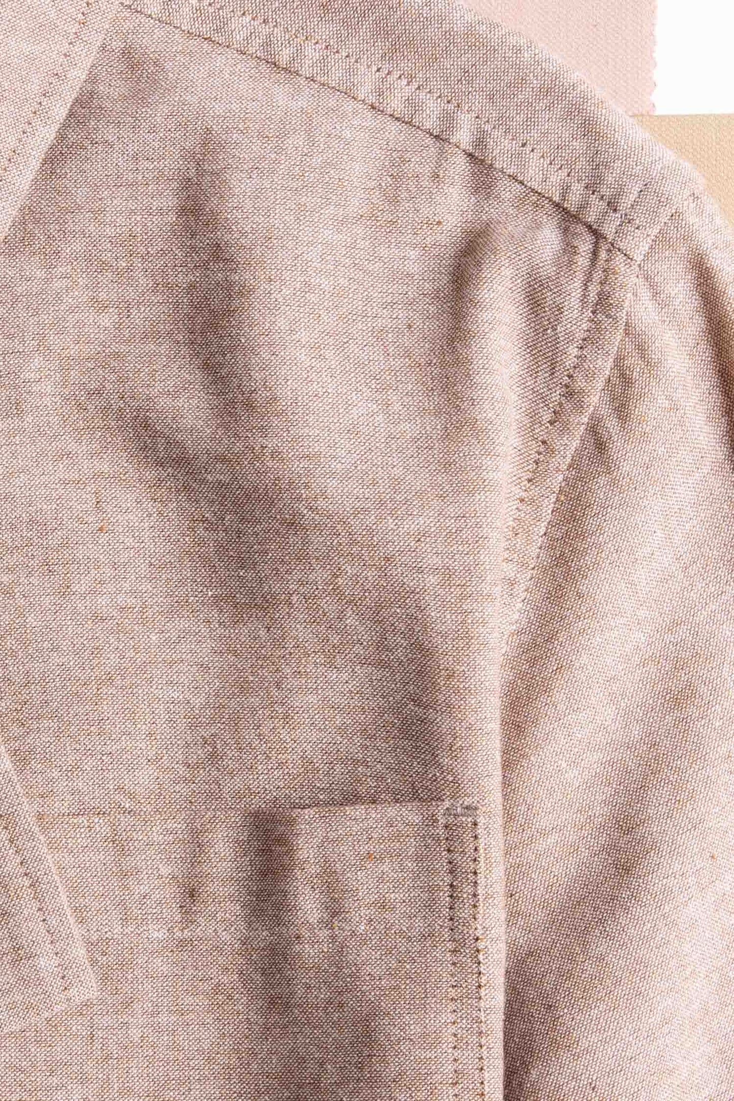 Camicia Bea in chambray ruggine