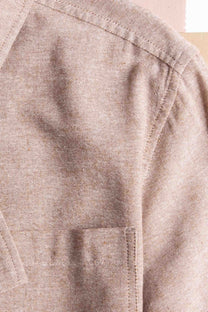 Camicia Bea in chambray ruggine