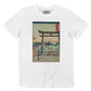 T-shirt unisex in cotone biologico con stampa artistica