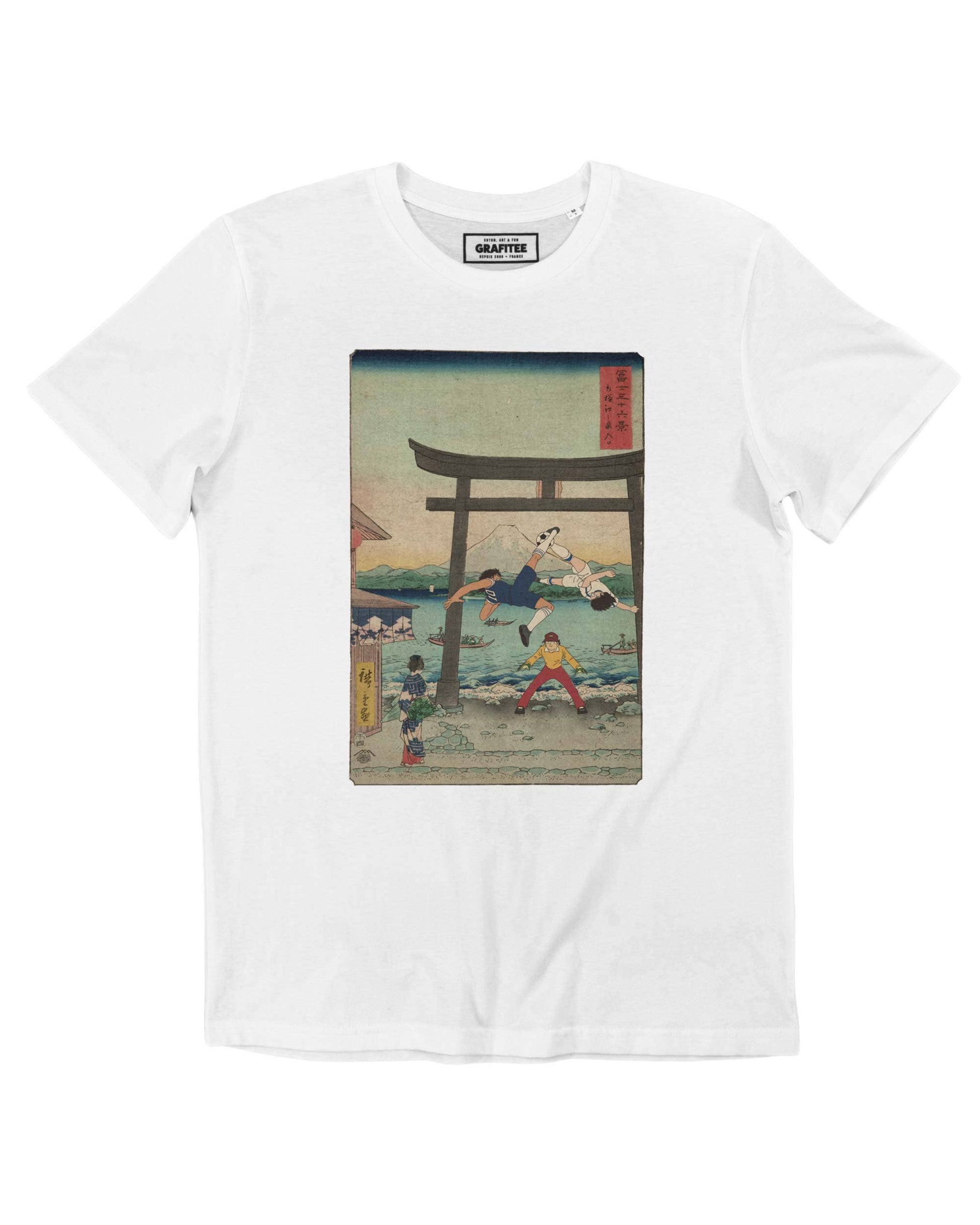 T-shirt unisex in cotone biologico con stampa artistica