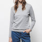 Maglione girocollo in maglia rasata