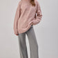 Tunica in maglia con ricamo floreale