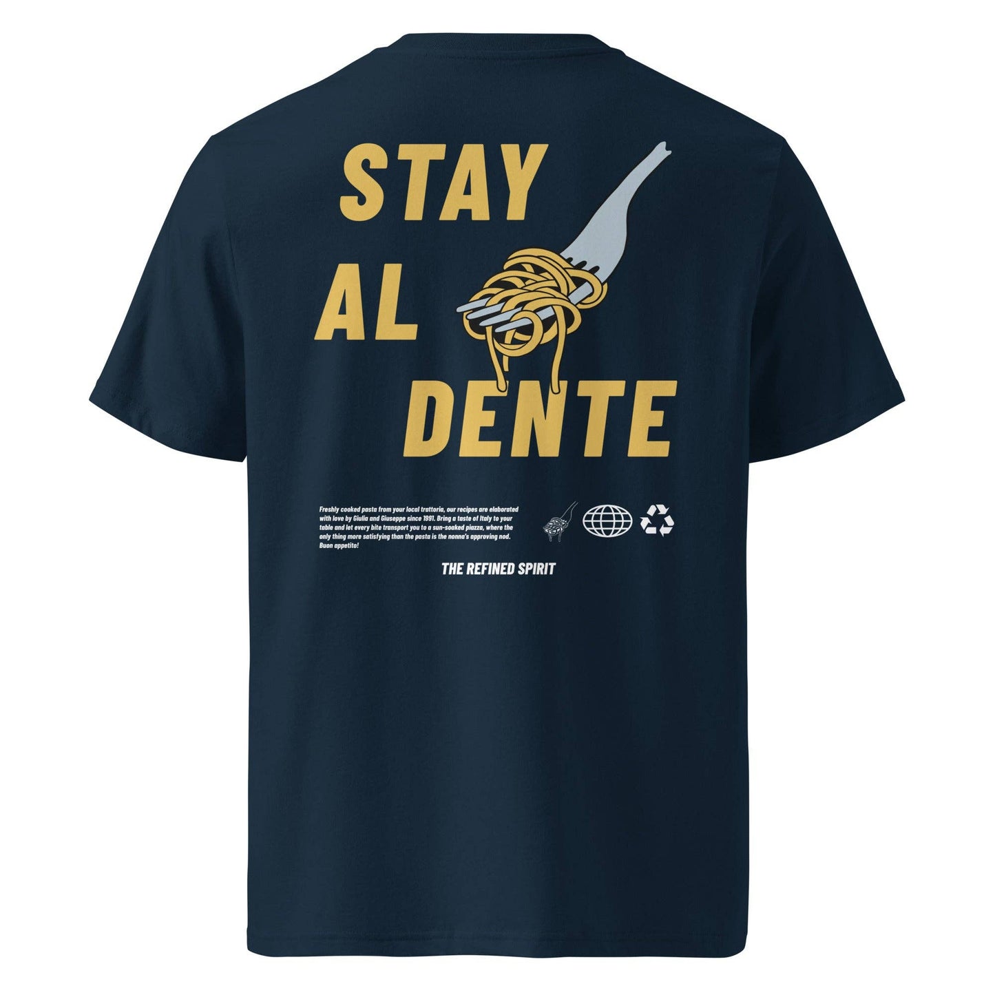 T-shirt biologica unisex Stay Al Dente
