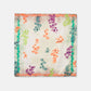 Sciarpa foulard con stampa floreale tie-dye