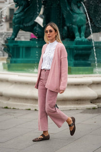 Cardigan oversize in maglia morbida