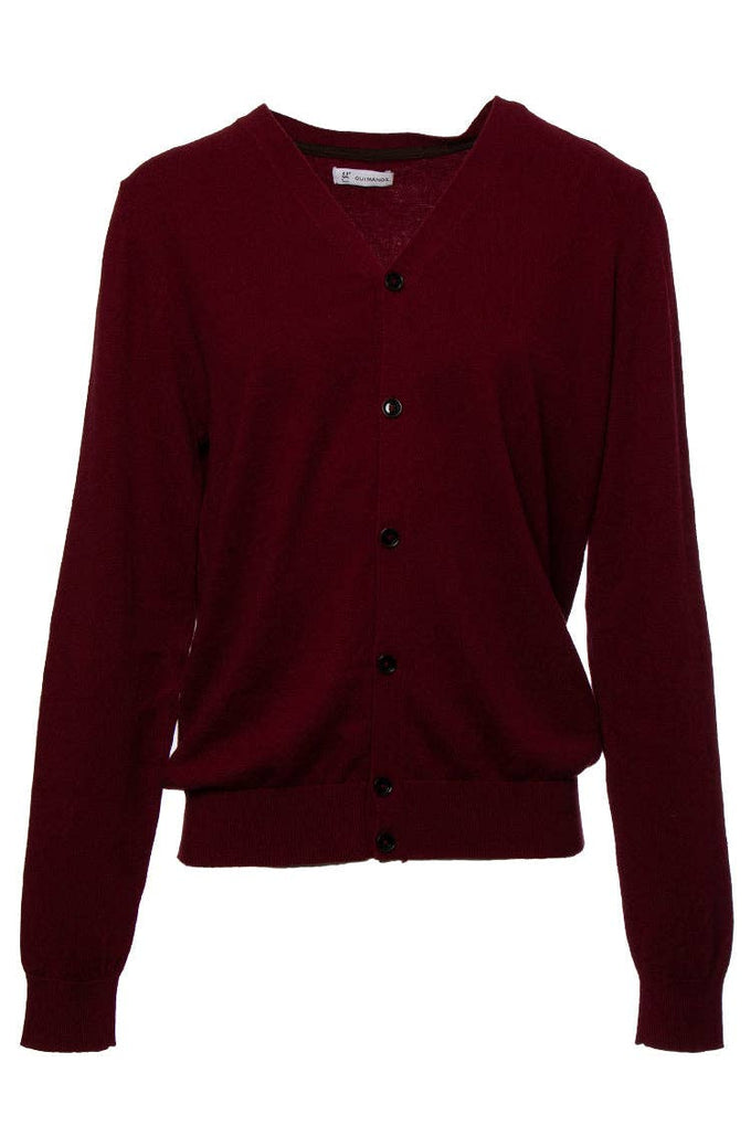 Cardigan uomo con bottoni in cotone e alpaca