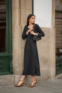 Abito midi in maglia Siena