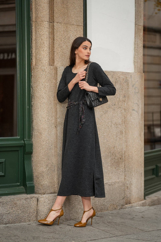 Abito midi in maglia Siena