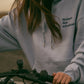 Felpa con cappuccio oversize Maison des Adventures in cotone biologico