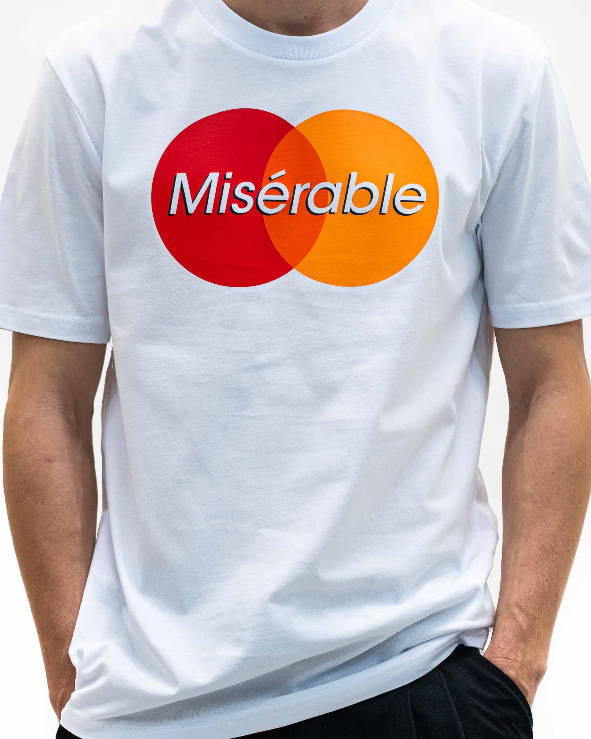 T-shirt Misérable in cotone bio con stampa logo