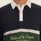 Polo rugby a maniche lunghe in cotone organico