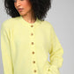 Cardigan in maglia Letiana giallo limone