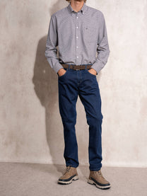 Jeans uomo in denim stretch