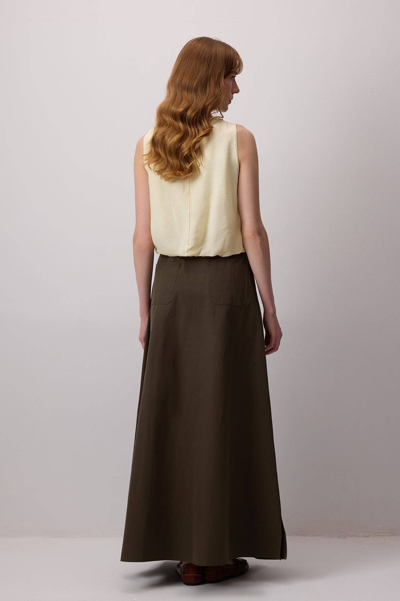 Blusa in modal con effetto palloncino