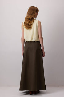 Blusa in modal con effetto palloncino