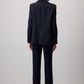Completo gilet e blazer gessato