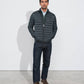Giacca imbottita uomo in nylon con zip e collo alto