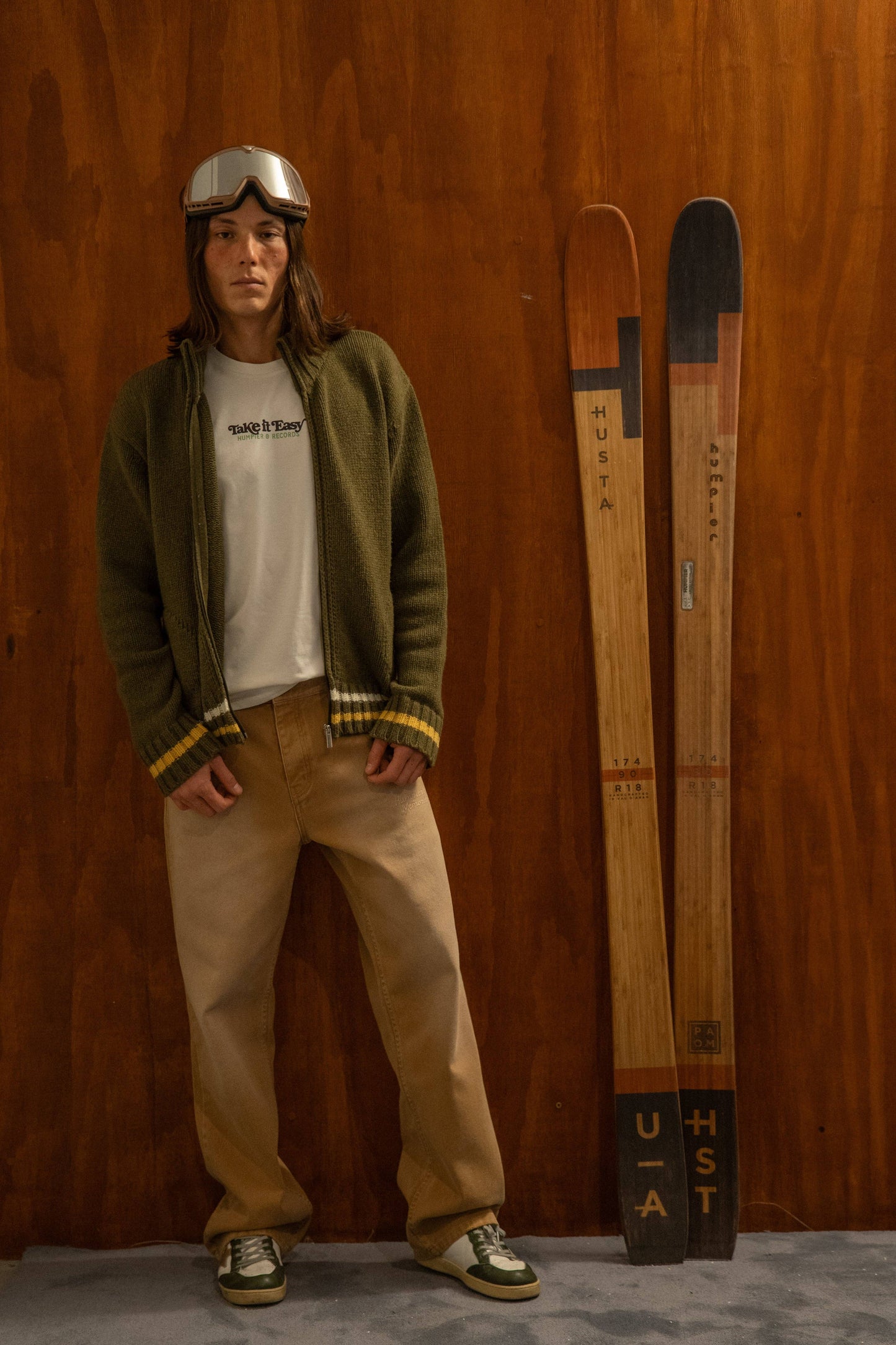 Giacca in maglia con zip Sunrise