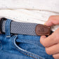 Cintura elasticizzata intrecciata grigio freddo