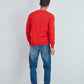 Maglione girocollo in cotone da uomo