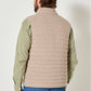 Gilet Imbottito Reversibile Uomo Beige