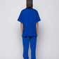 T-shirt oversize azzurra con logo