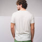 T-shirt in cotone con stampa messaggio