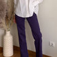 Pantaloni in twill elasticizzato a vestibilità comoda