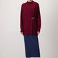 Tunica in maglia oversize con accessorio metallico