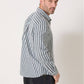Camicia Jakarta a Righe in Oxford di Cotone