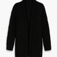 Cardigan lungo intrecciato oversize