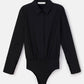 Body camicia nero con antiscivolo