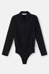 Body camicia nero con antiscivolo