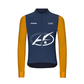 Pile bicolore da ciclismo con zip