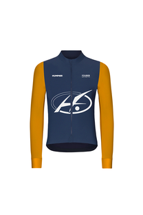 Pile bicolore da ciclismo con zip