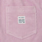 Shorts in velluto di cotone biologico color Parma