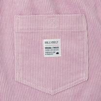 Shorts in velluto di cotone biologico color Parma