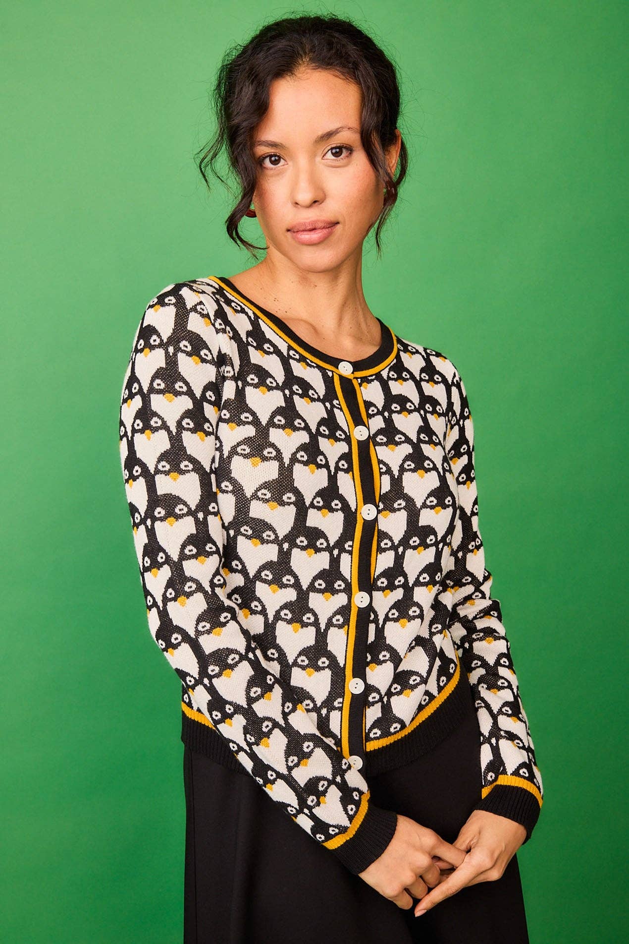 Cardigan Pinguino Felce
