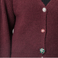 Cardigan in maglia con bottoni gioiello