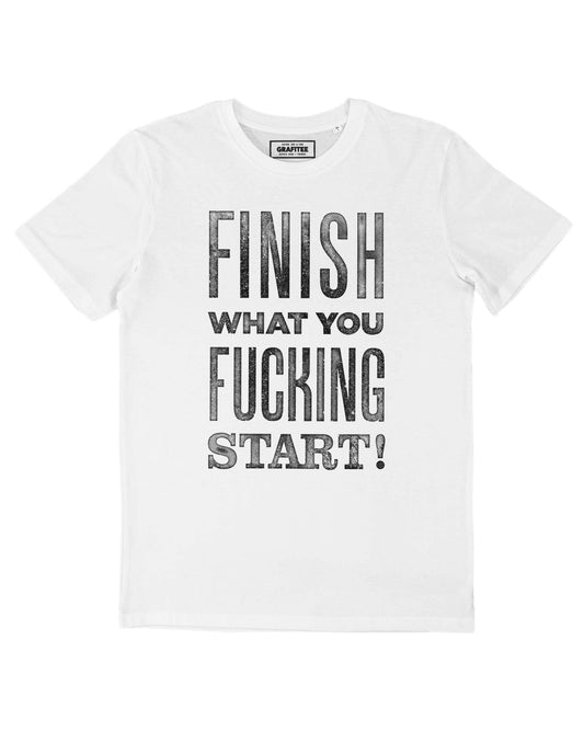 T-shirt unisex in cotone biologico con stampa slogan