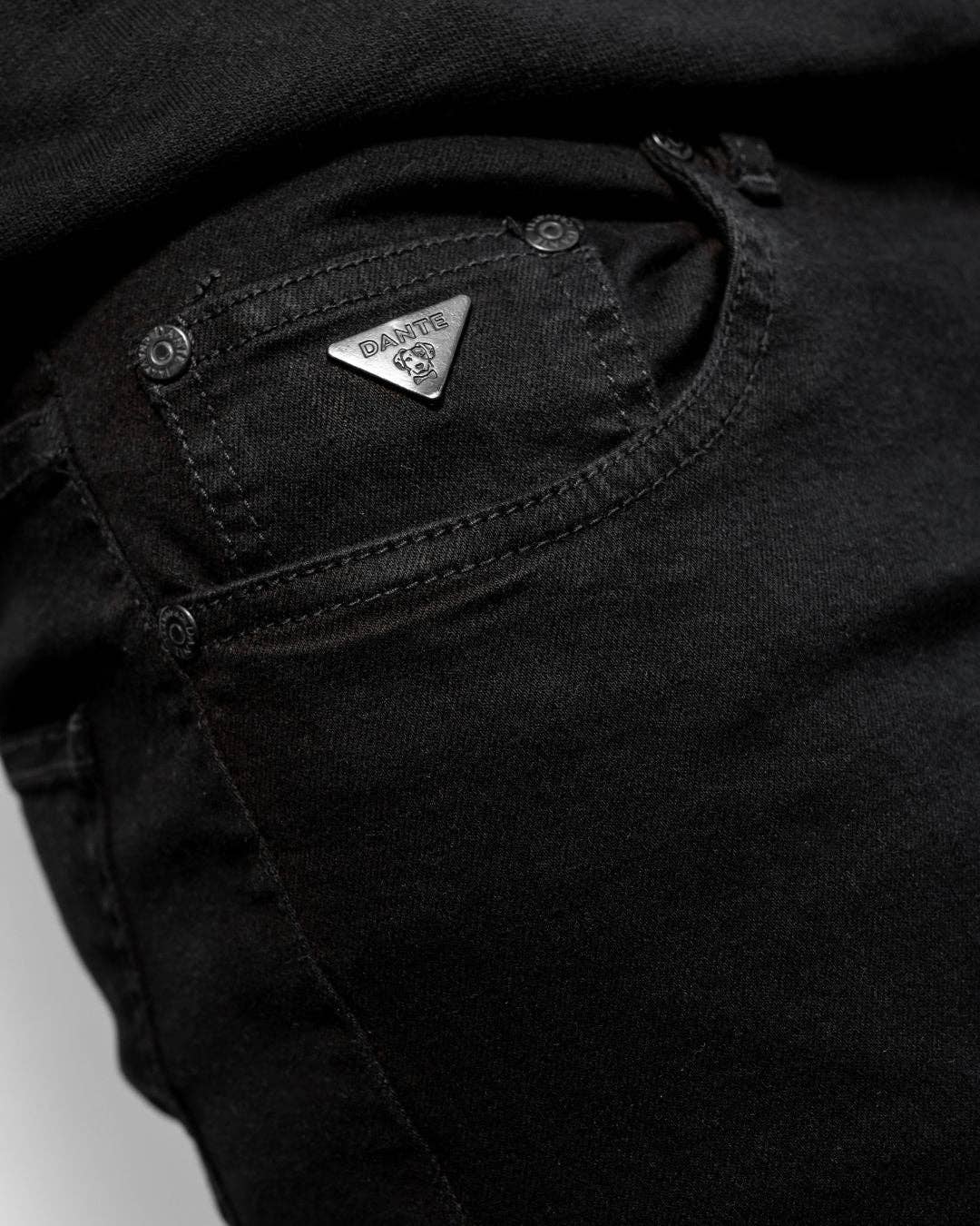 Jeans neri elasticizzati Dante