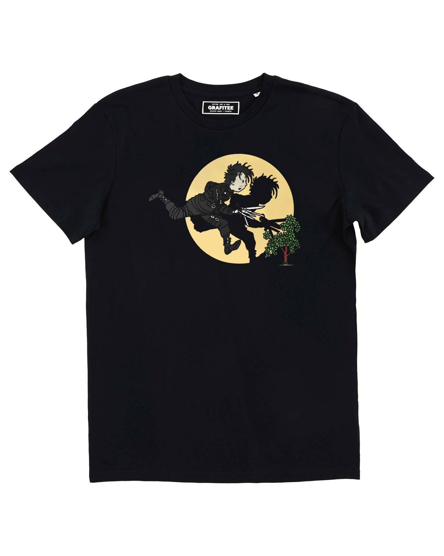 T-shirt Grafica Tintin The Adventures of Edward in Cotone Biologico