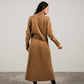 Maglione dolcevita corto in misto cashmere con polsini risvoltati
