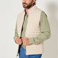 Gilet Imbottito Reversibile Uomo Beige