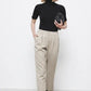 Pantaloni Sigaretta dritti con vita elasticizzata e tasche oblique