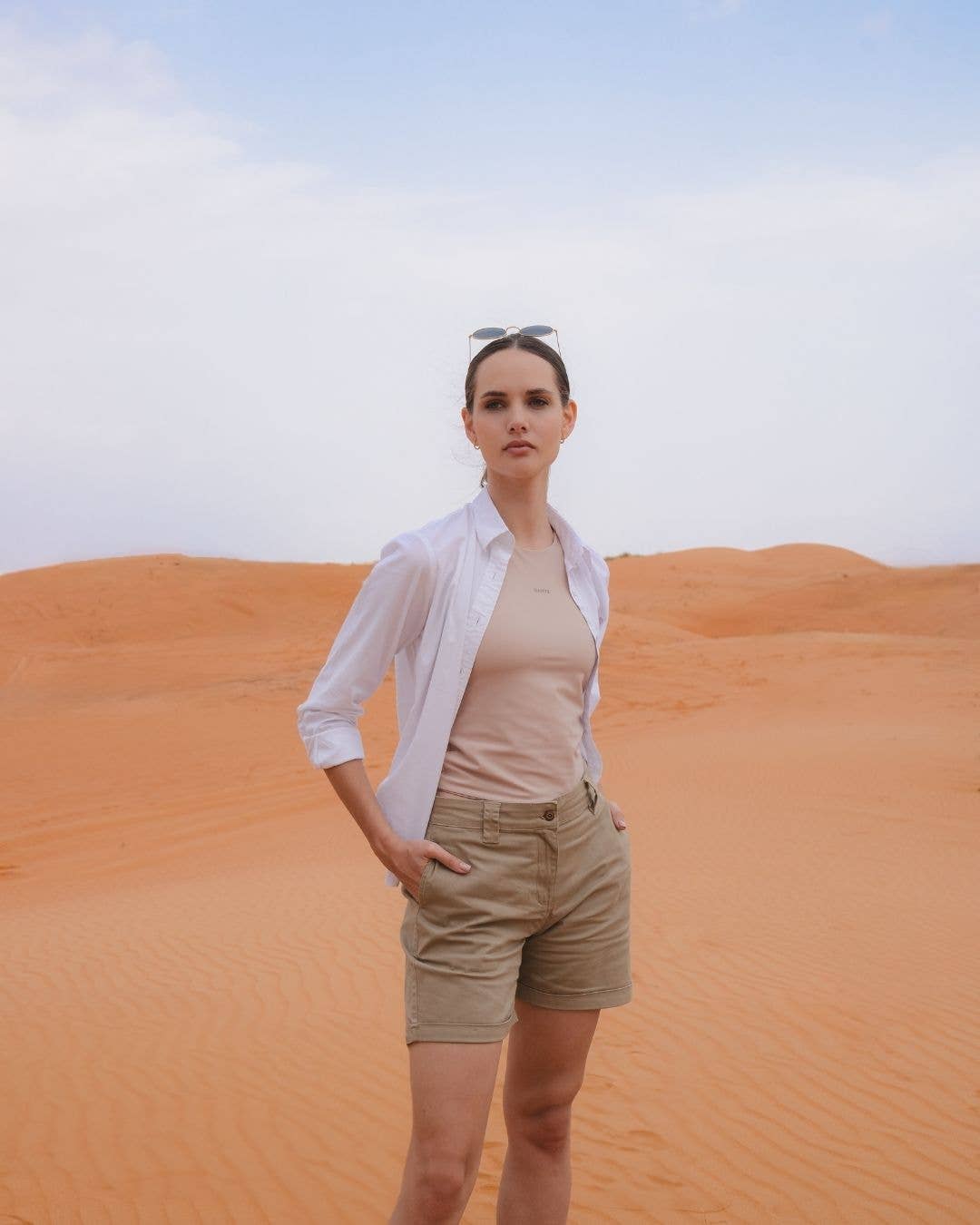 Camicia Oxford bianca antimacchia in cotone