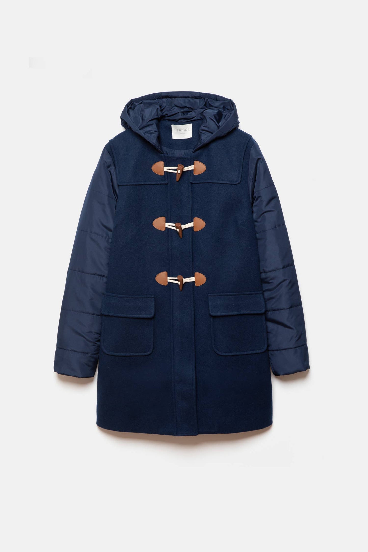 Cappotto montgomery con cappuccio