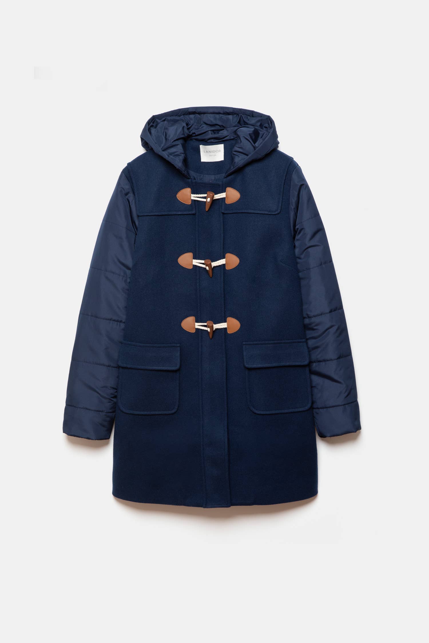 Cappotto montgomery con cappuccio
