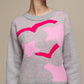 Maglione in maglia con fantasia camouflage
