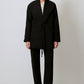 Cappotto in gabardine di cotone con tasche ampie